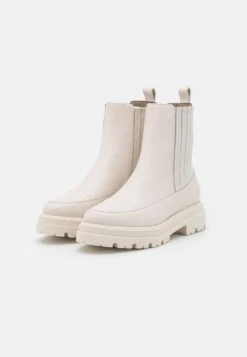 Anna Field Leather - Platform Ankle Boots - Off-White 10 Anna Field Leather - Platform Ankle Boots - Off-White -Stride Shop ef50a78e2a404a49a627e86e7c1a36f5