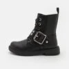 Geox Eclair Girl - Lace-Up Ankle Boots - Black -Stride Shop f19292904b10493bb1407e1e4c44aaa7