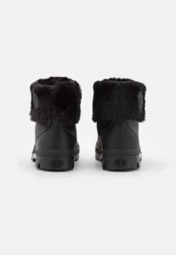 Palladium Baggy- Lace-Up Ankle Boots - Black -Stride Shop f8bf5247912a4021acce16ce78b73b52