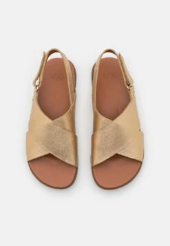 Ugg Solivan Slingback - Sandals - Pale Gold Metallic -Stride Shop ff164655975f4557b5f813bcc12b1d66